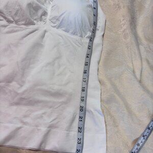 Cami shaper with built in Bra.Tummy Control Tank Top . XXL White #2506274